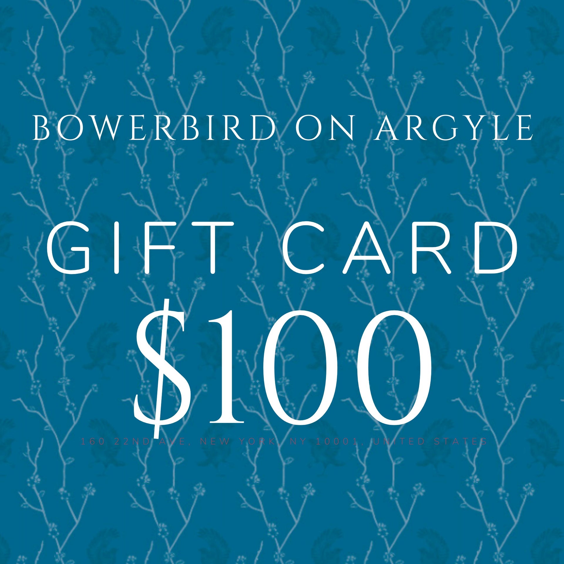 Gift Cards - Bowerbird on Argyle
