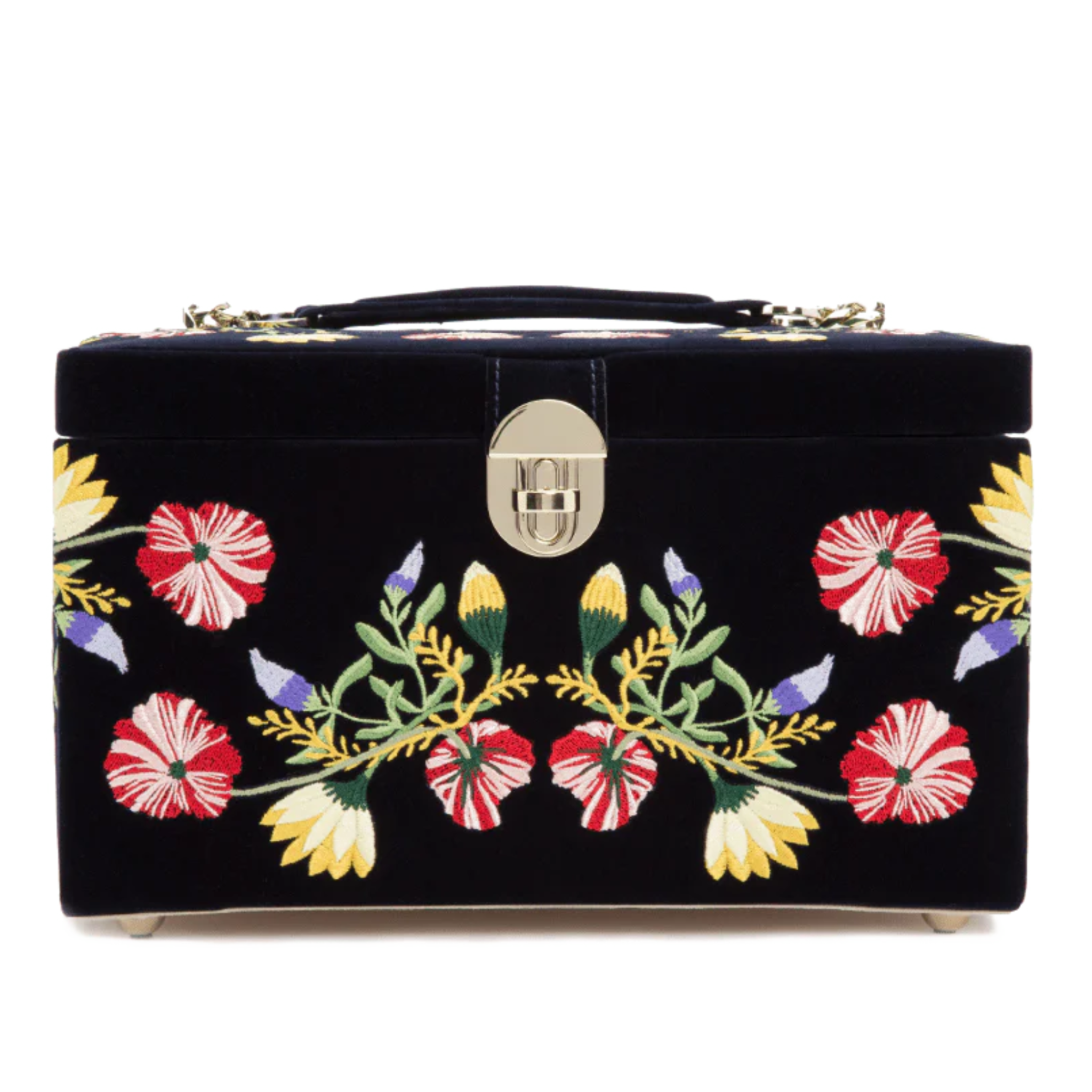 WOLF ZOE MEDIUM JEWELLERY BOX - INDIGO