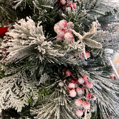 SNOWY BEDFORD 6 FT LED CHRISTMAS TREE - NATIONAL TREE COMPANY