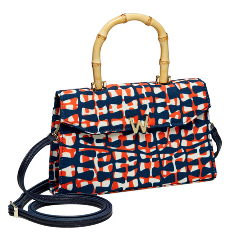 WOLF EVIE COLLECTION LARGE BAG WITH FUNKY TOWN PRINT