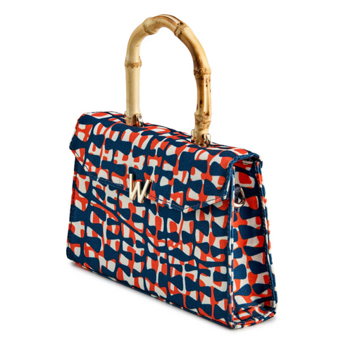WOLF EVIE COLLECTION LARGE BAG WITH FUNKY TOWN PRINT