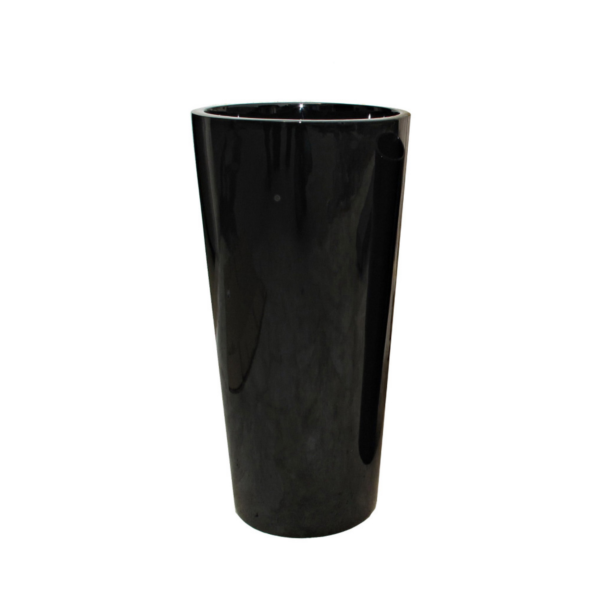 FIBREGLASS PLANTER - BLACK
