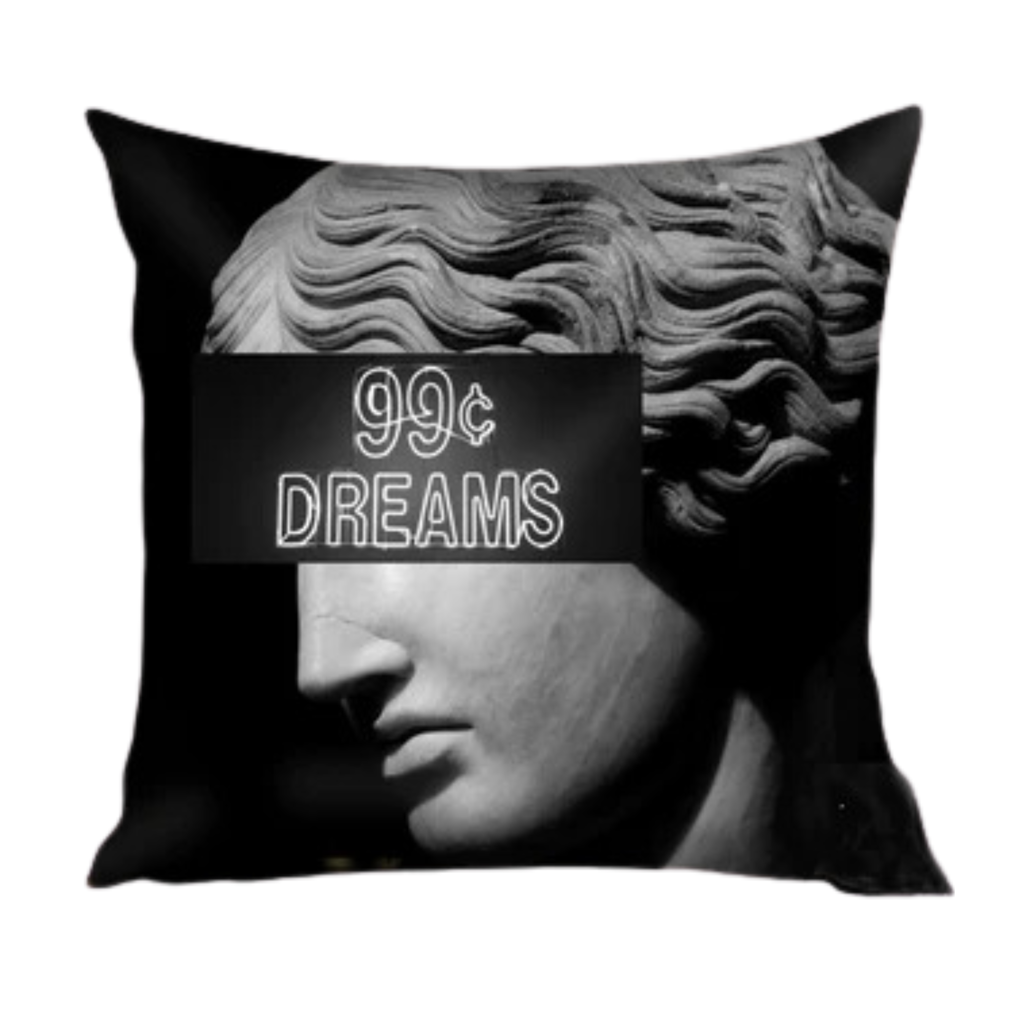 " 99c DREAMS" HANDMADE CUSHION  - MEXICO
