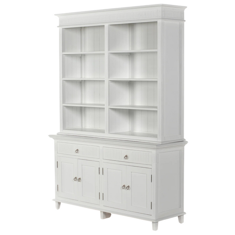 SKANDI HUTCH BOOKCASE UNIT - CLASSIC WHITE