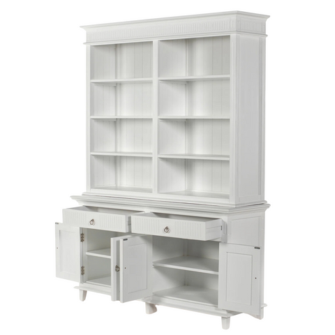 SKANDI HUTCH BOOKCASE UNIT - CLASSIC WHITE