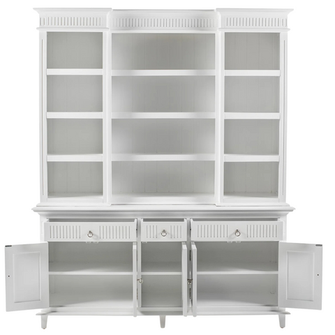 SKANDI LARGE BOOKCASE UNIT - CLASSIC WHITE