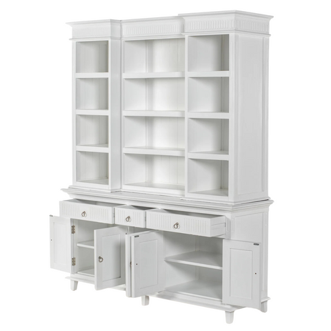 SKANDI LARGE BOOKCASE UNIT - CLASSIC WHITE