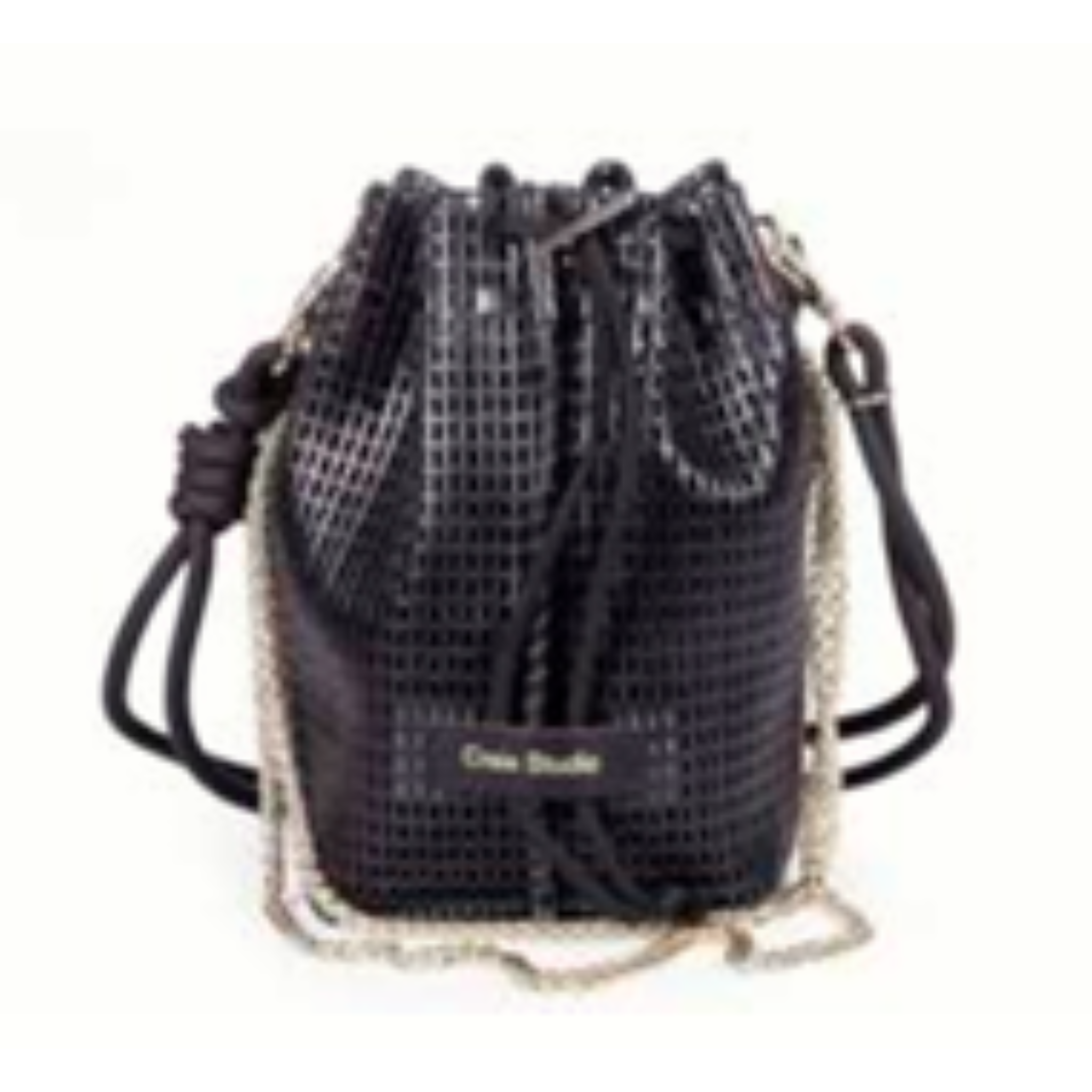 BIBI NOIRE CALF LEATHER BUCKET BAG - FRANCE