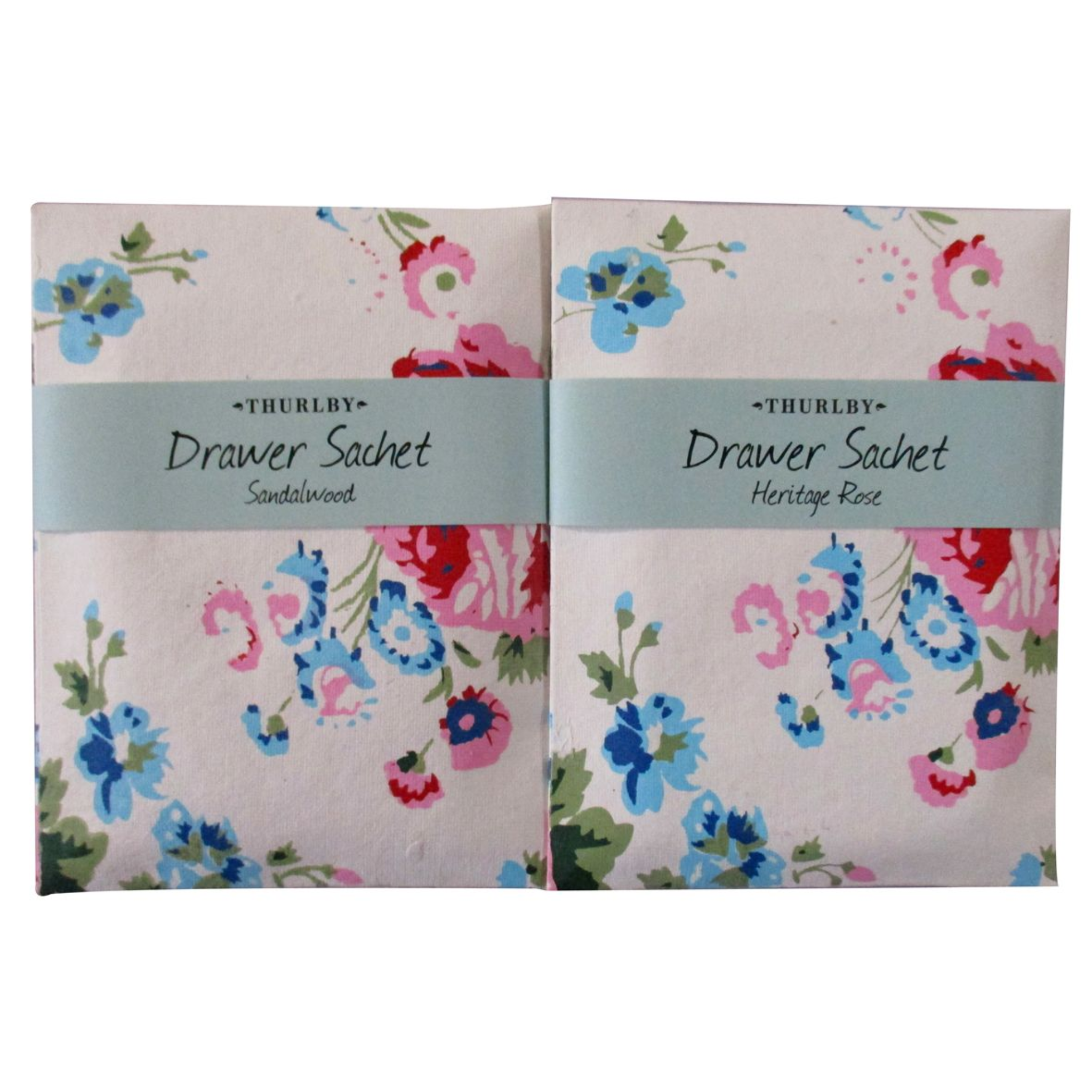 THURLBY HERB FARM 'BLOOM' DRAWER SACHET - HERITAGE ROSE