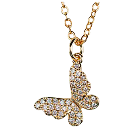 BUTTERFLY CHARM NECKLACE - GHOST & LOLA