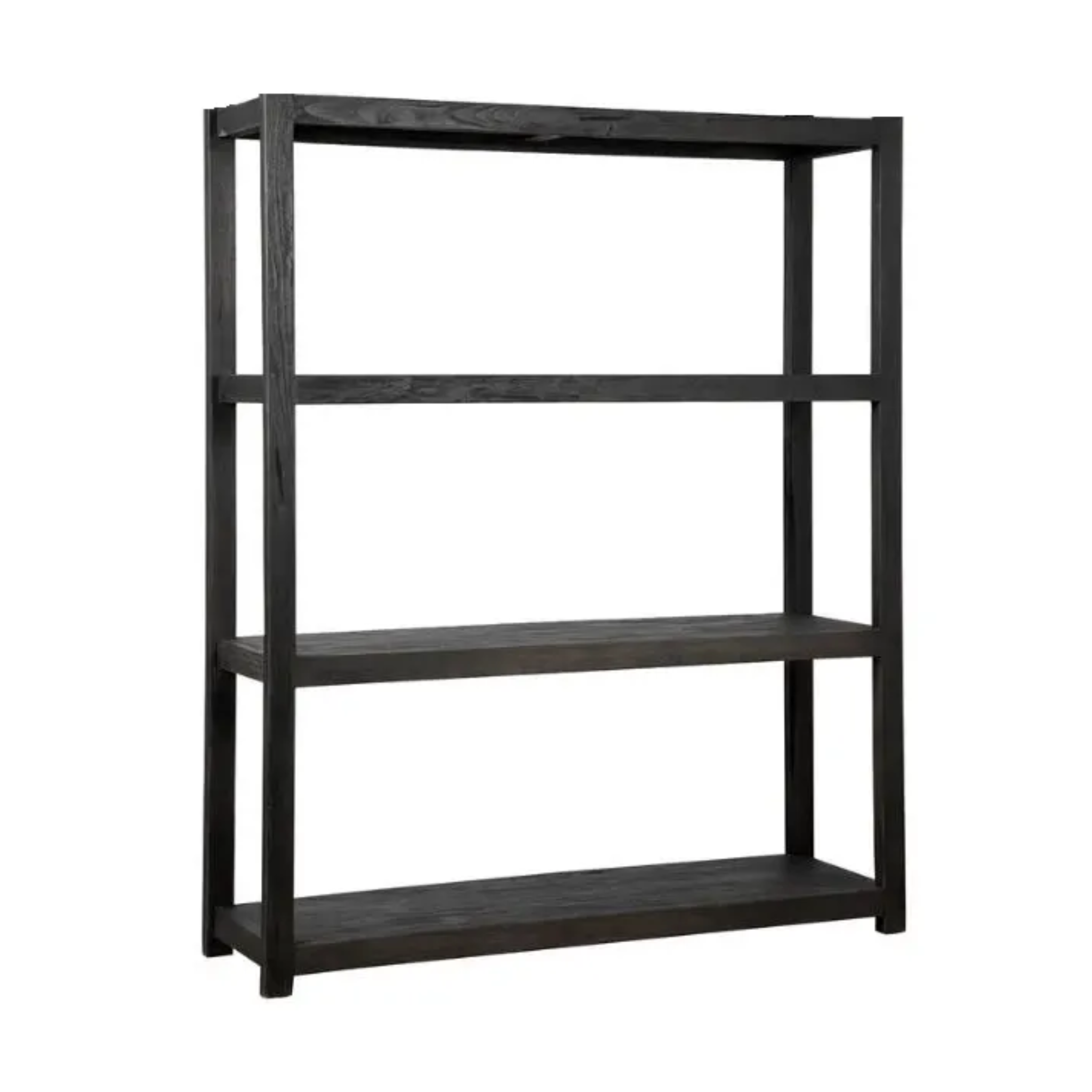 TIMBER SHELF UNIT 150X45X200 BLACK