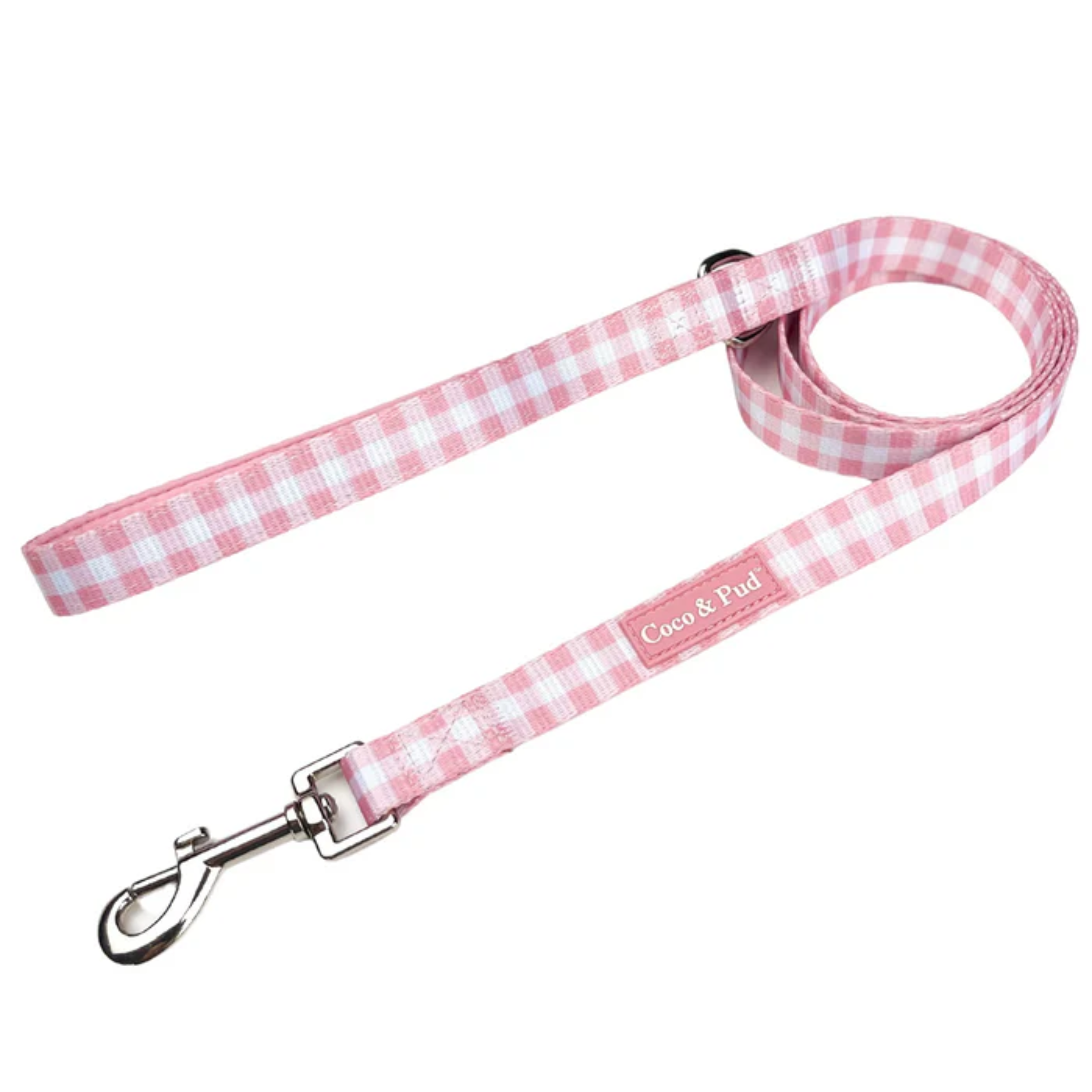 GINGHAM ROSE DOG LEAD / LEASH L