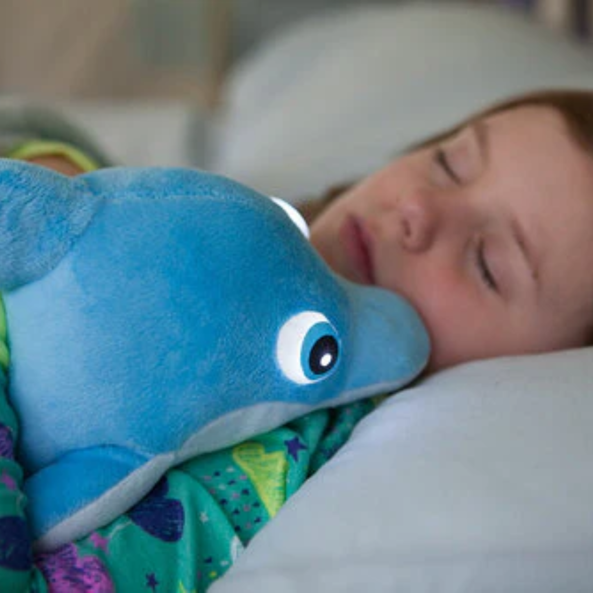 NIGHTBUDDIES PLUSH DOLPHIN NIGHTLIGHT - MADE IN USA
