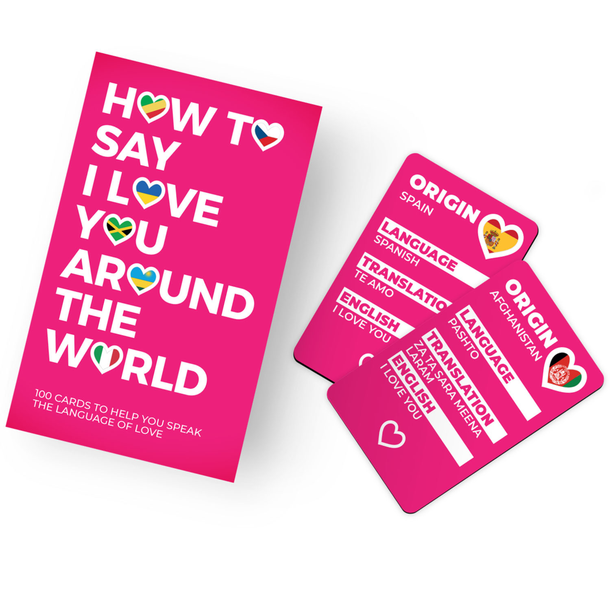 HOW TO SAY I LOVE YOU AROUND THE WORLD CARDS