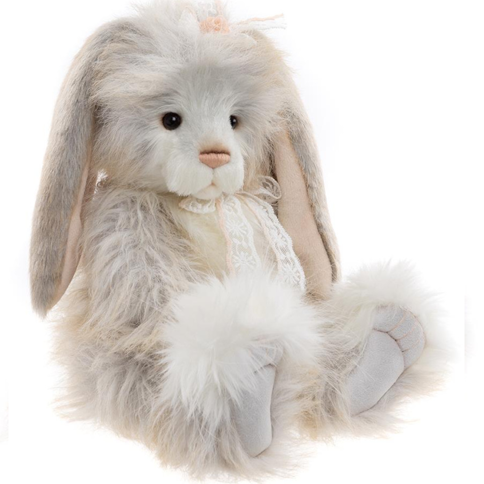 LITTLEWOOD PLUSH HONEY BUNNY WITH BEAR PAWS - CHARLIE BEARS UK
