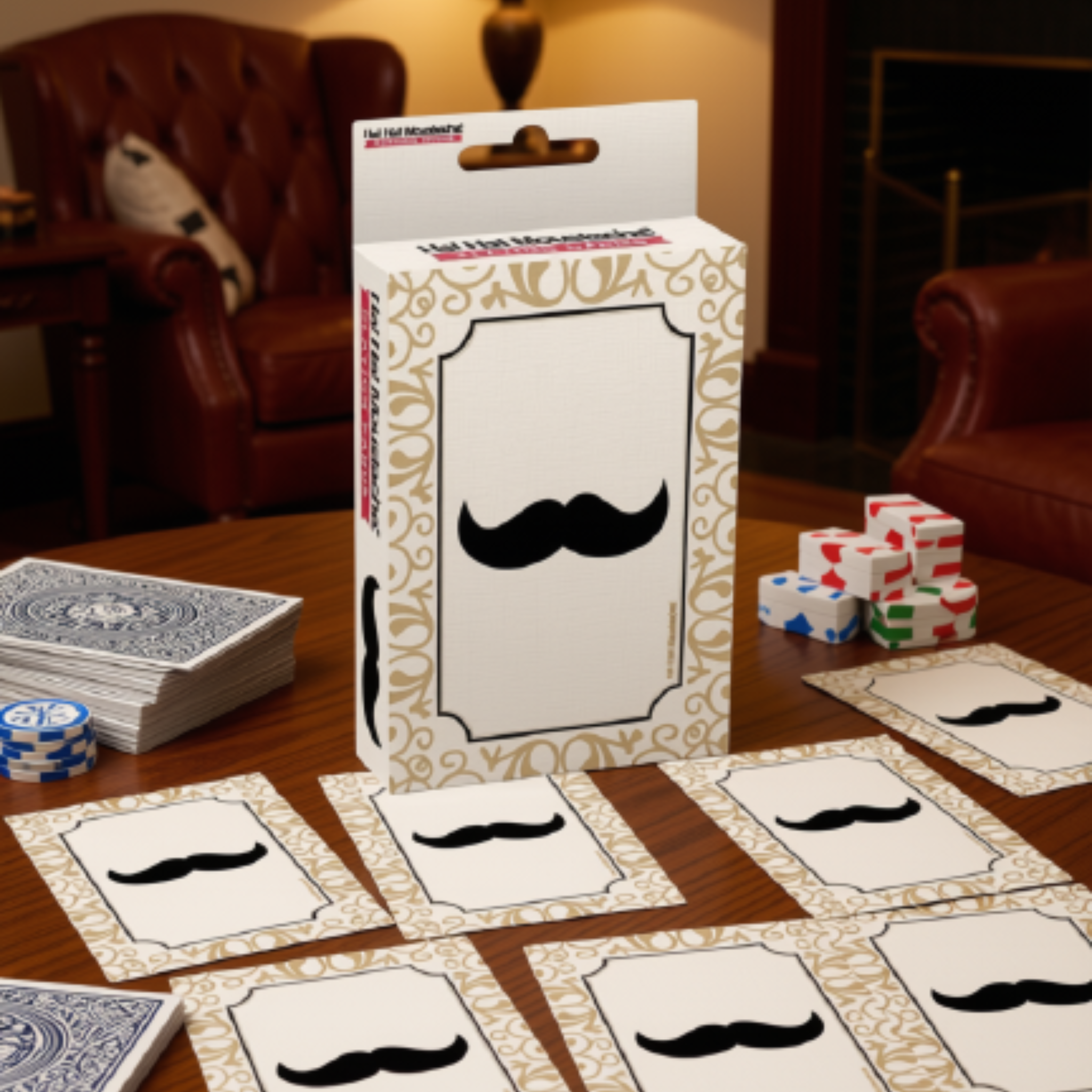 HA HA MOUSTACHE PLAYING CARDS