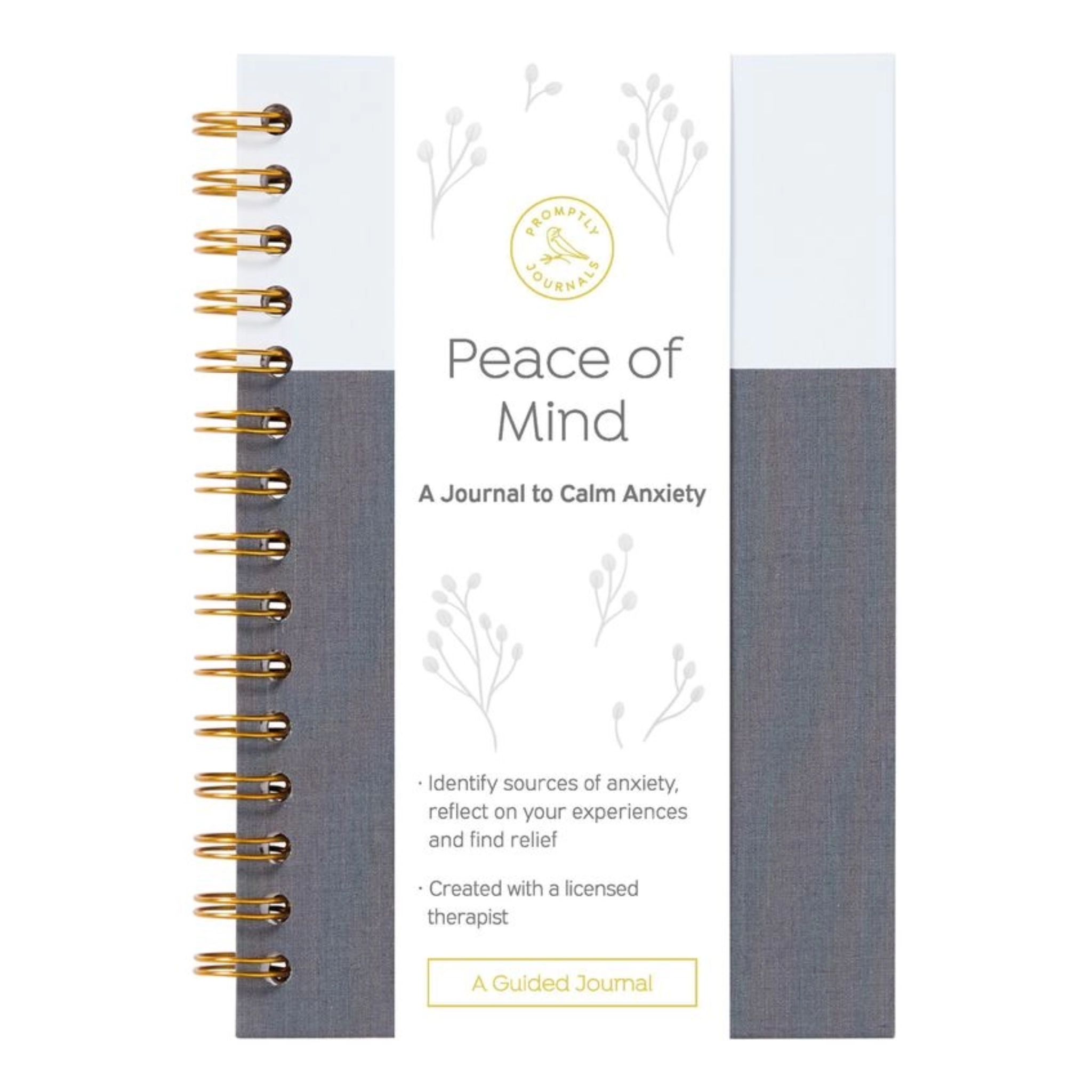 PEACE OF MIND: A THERAPIST-GUIDED JOURNAL TO CALM ANXIETY
