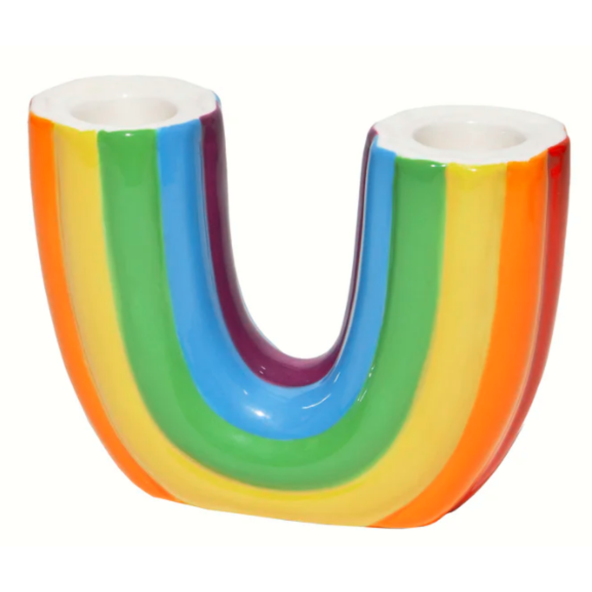 DOIY RAINBOW CANDLE HOLDER