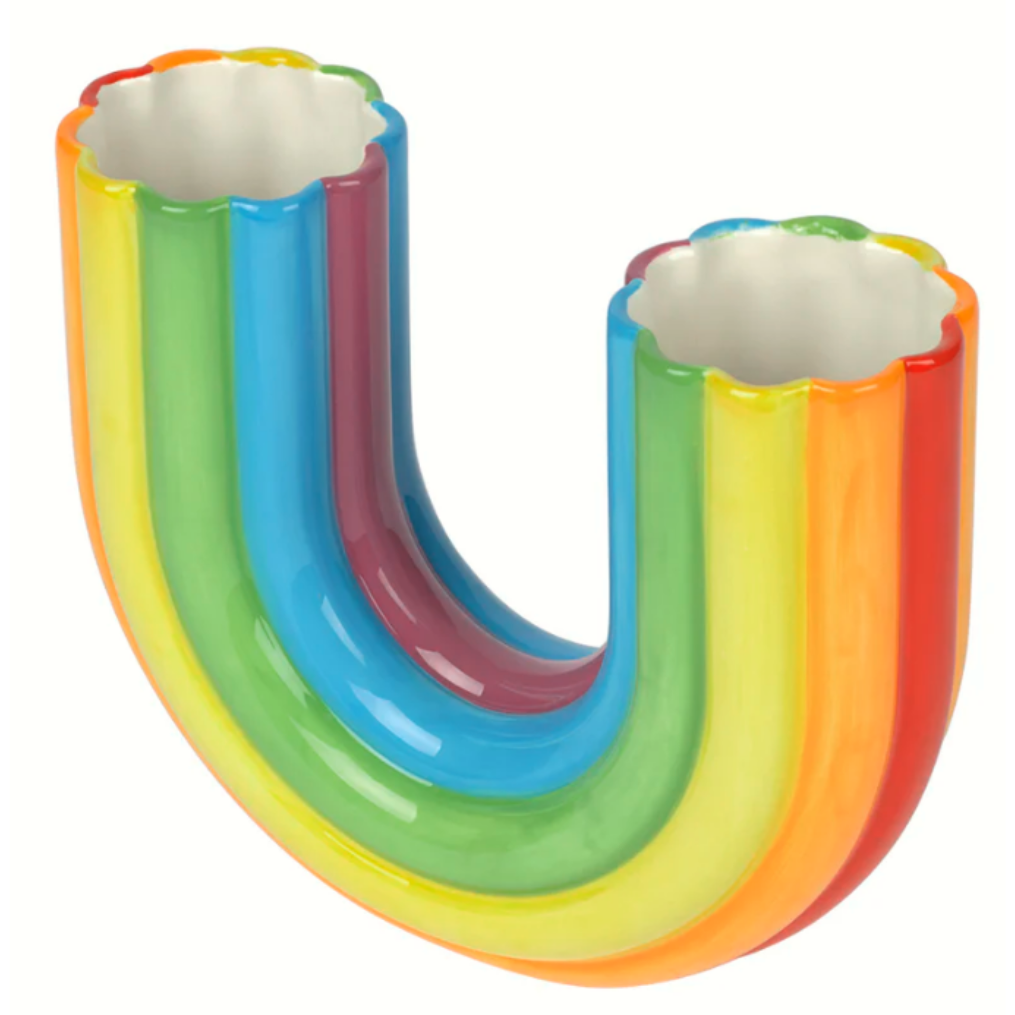 DOIY RAINBOW DOUBLE VASE
