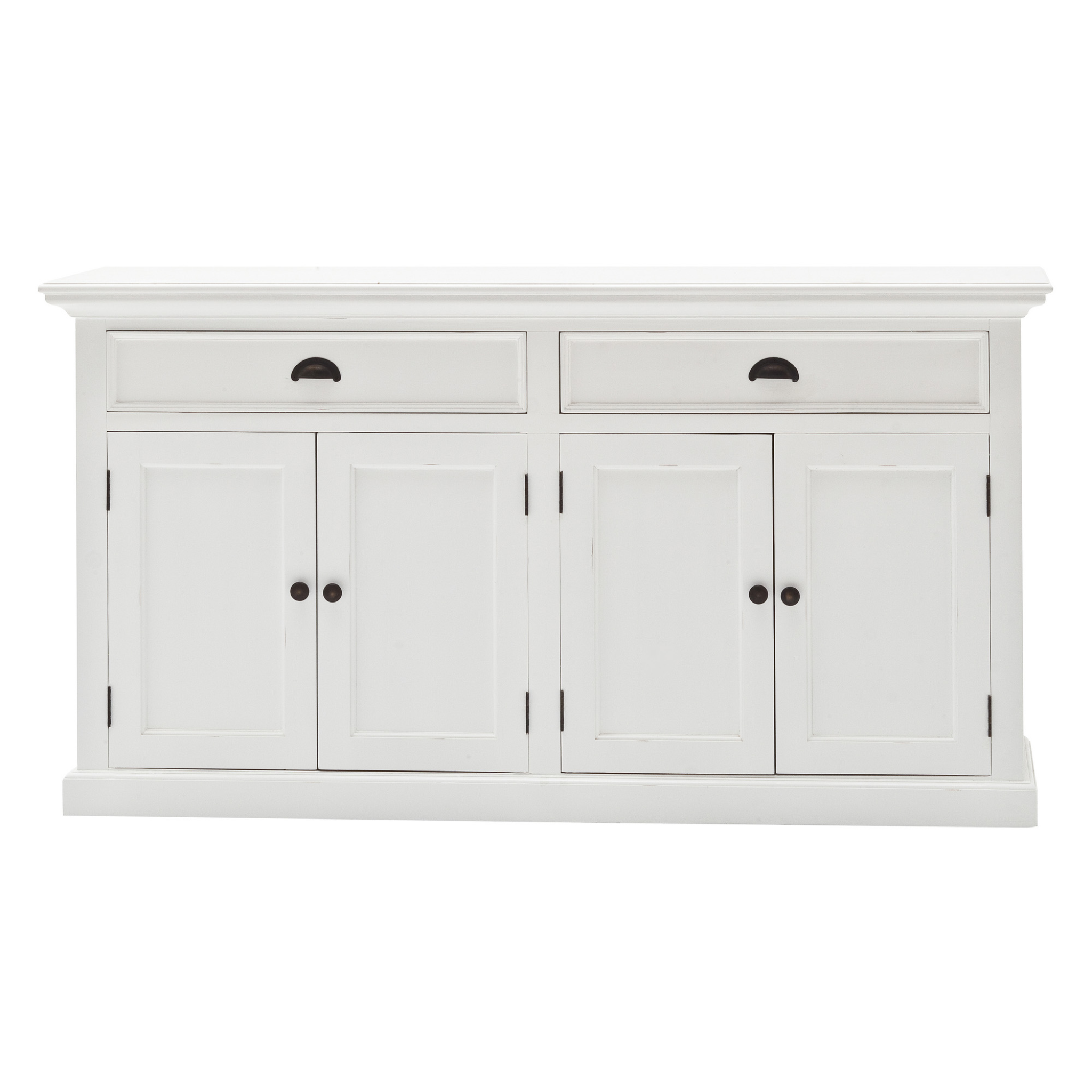 HALIFAX MAHOGANY 2 DRAWER 4 DOOR SIDEBOARD  WHITE