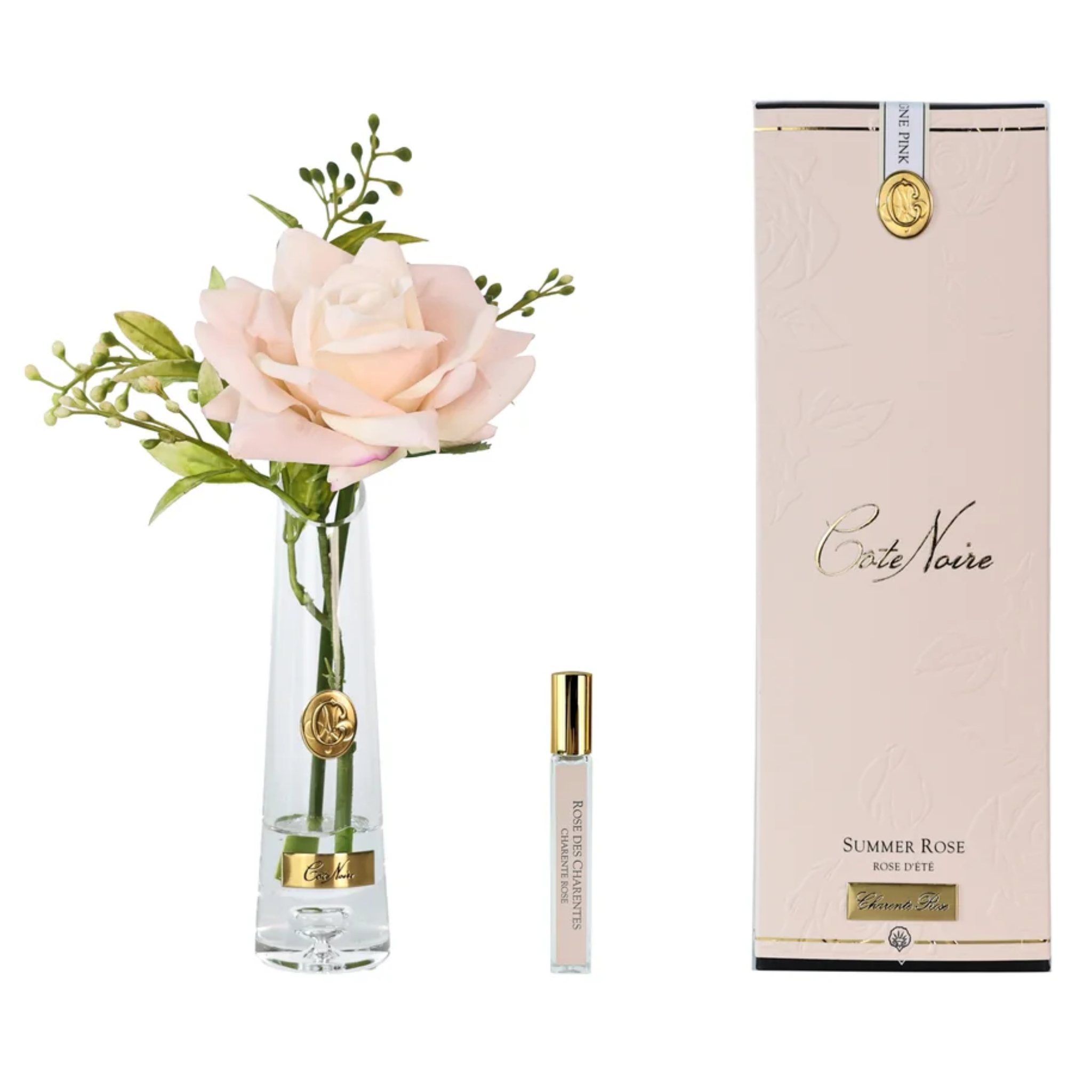 SUMMER ROSE CHAMPAGNE GOLD BADGE COTE NOIRE