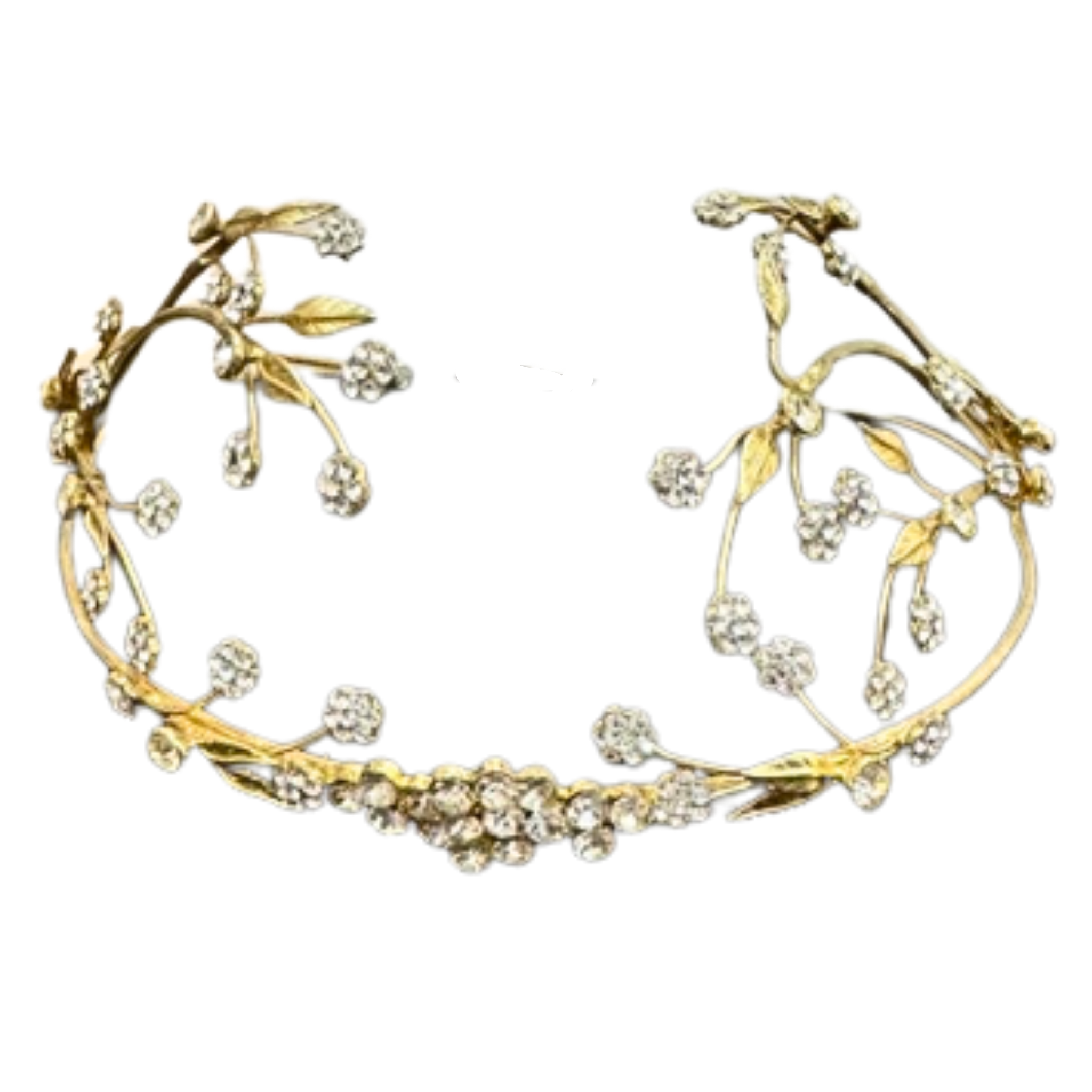 'ETERNIDADE' (ETERNITY) HANDMADE CUSTOM SWAROVSKI HEADPIECE - FROM BRAZIL