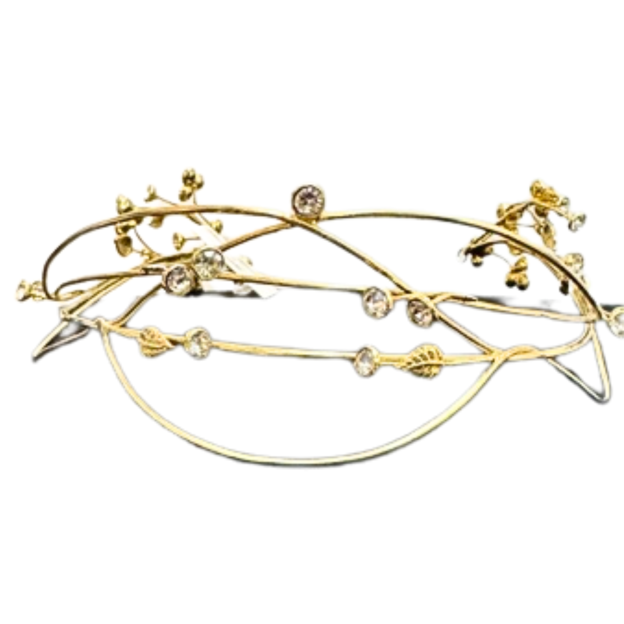 'DIVINO' (DIVINE) HANDMADE CUSTOM SWAROVSKI HEADPIECE - FROM BRAZIL