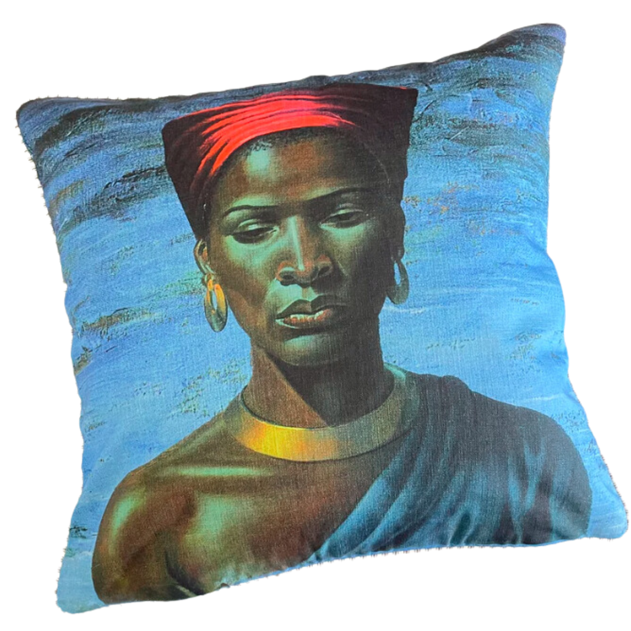 TRETCHIKOFF ZULU GIRL CUSHION WITH FEATHER INSERT
