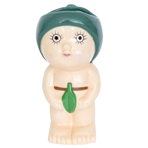 MAY GIBBS GUMNUT BABY VASE GREEN