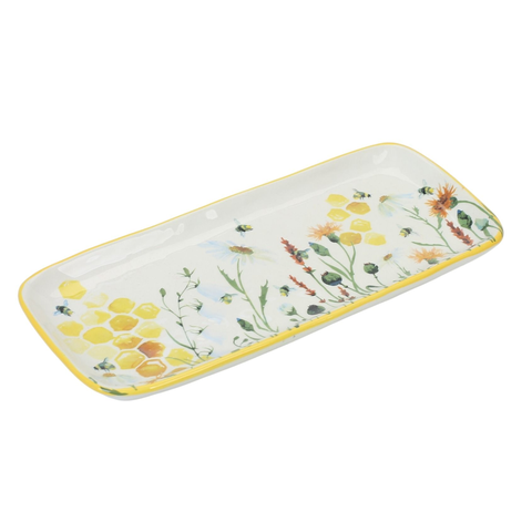 BEE MEADOW PLATTER YELLOW