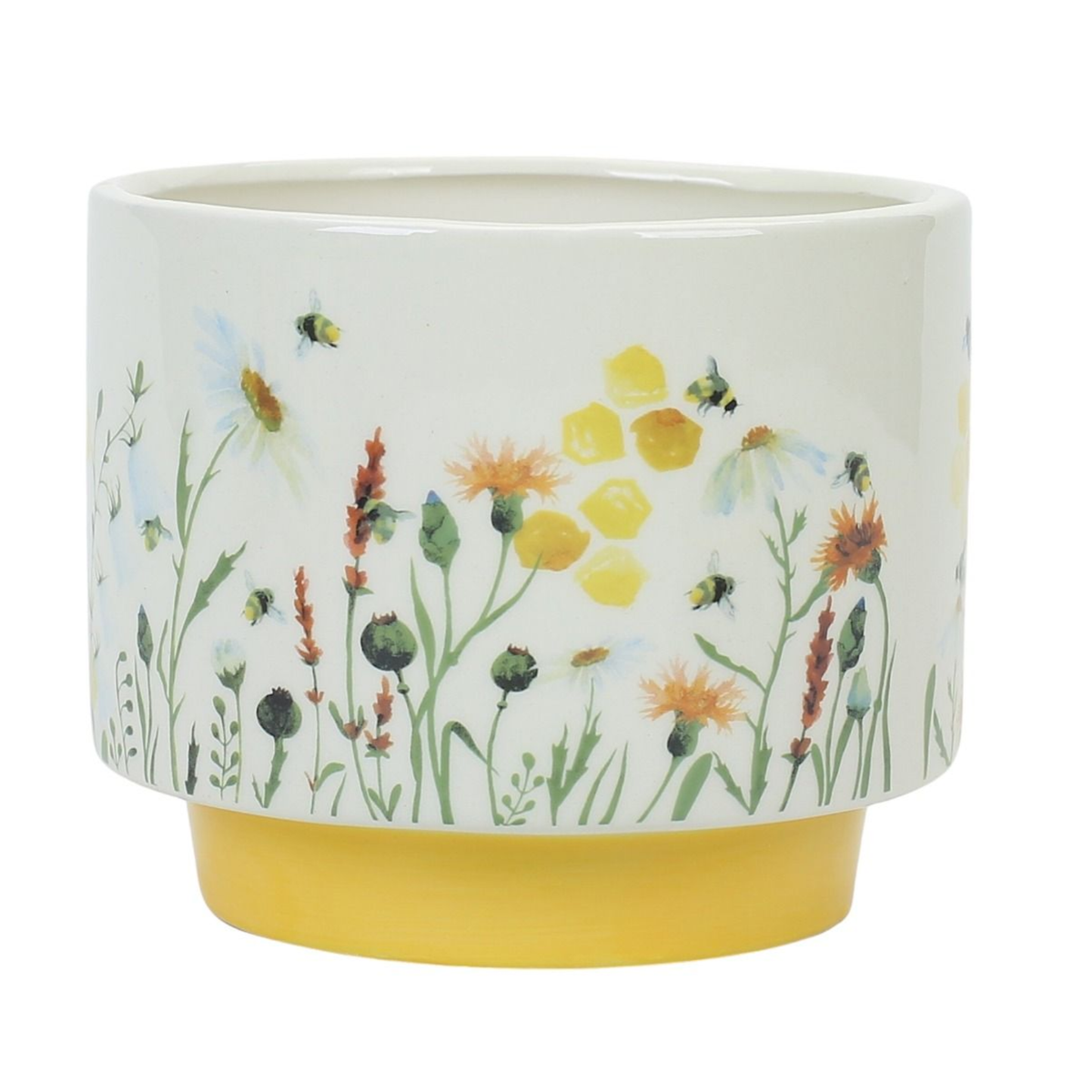 BEE MEADOW PLANTER YELLOW