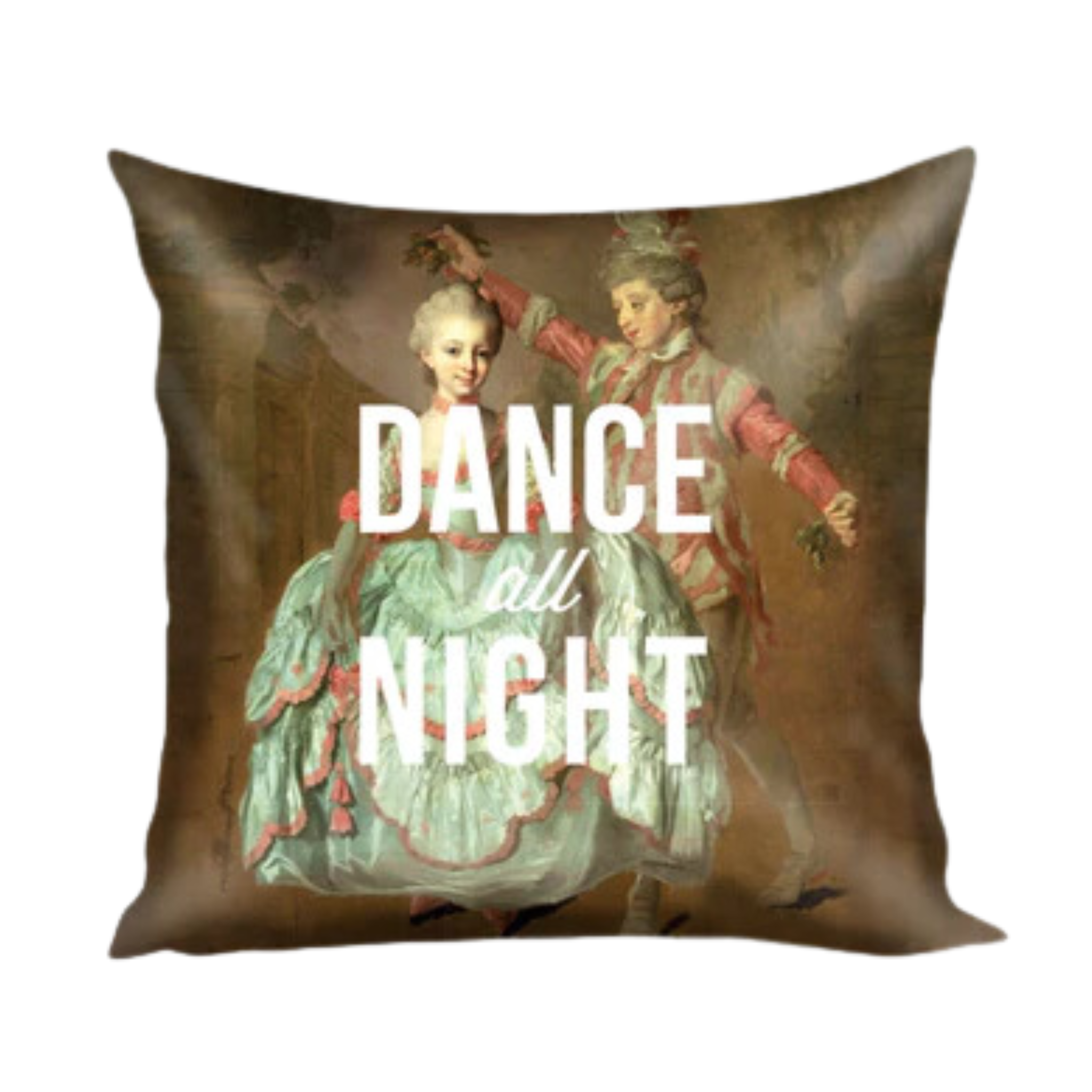 "DANCE ALL NIGHT"HANDMADE FEATHER CUSHIONCUSHION - MEXICO