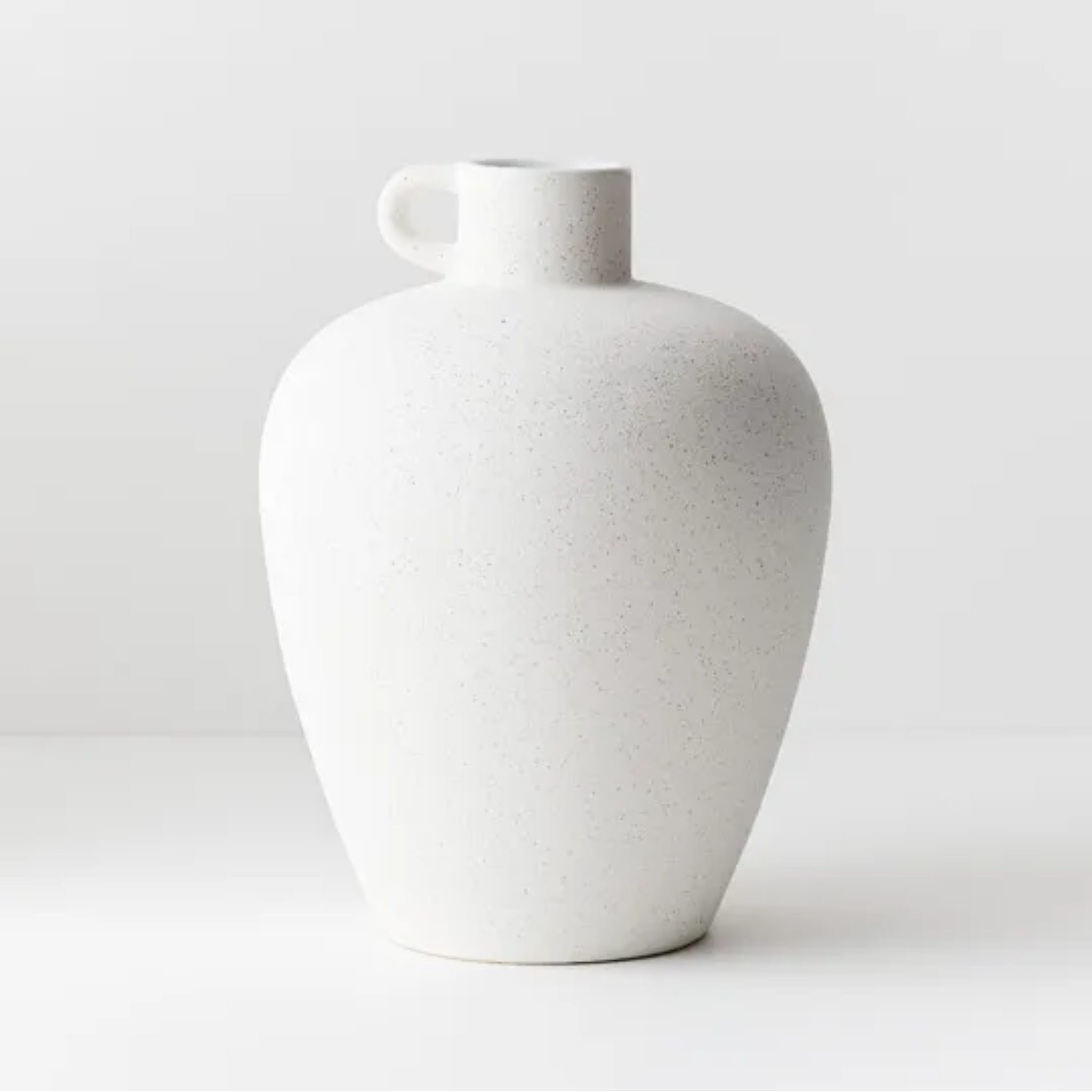 MONA WHITE CERAMIC VASE