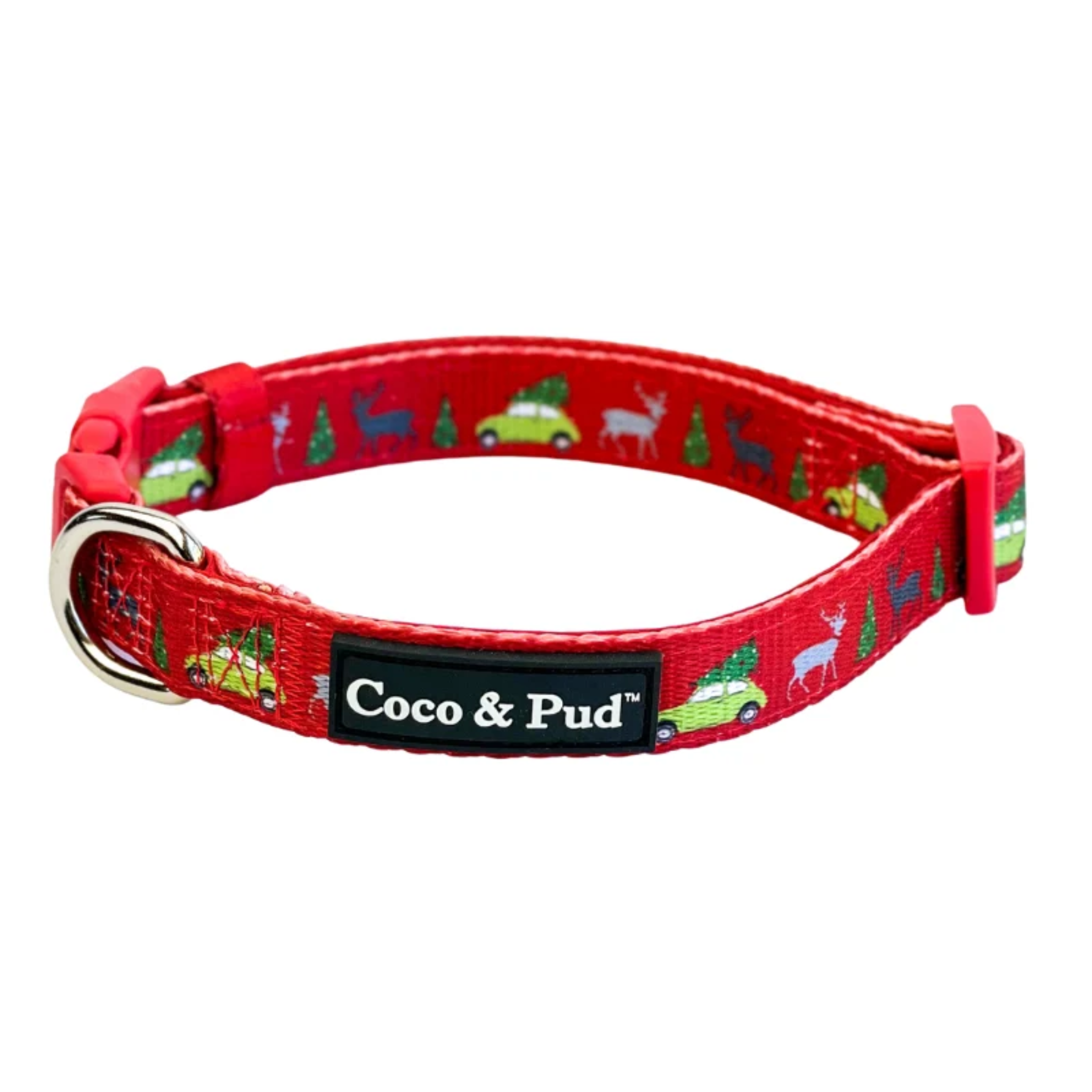 DECK THE PAWS CHRISTMAS DOG COLLAR L