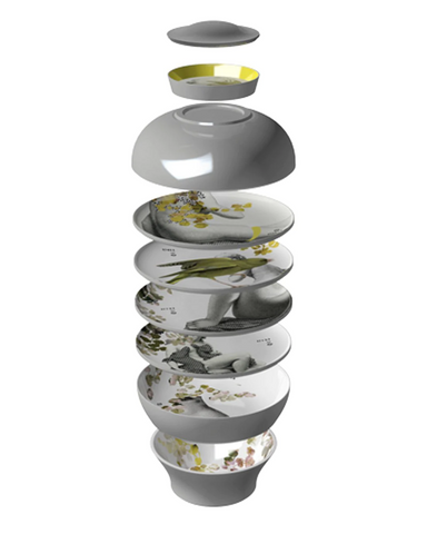 YUAN STACKABLE DISHES - PARNASSE