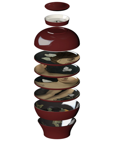 YUAN STACKABLE DISHES - EDEN