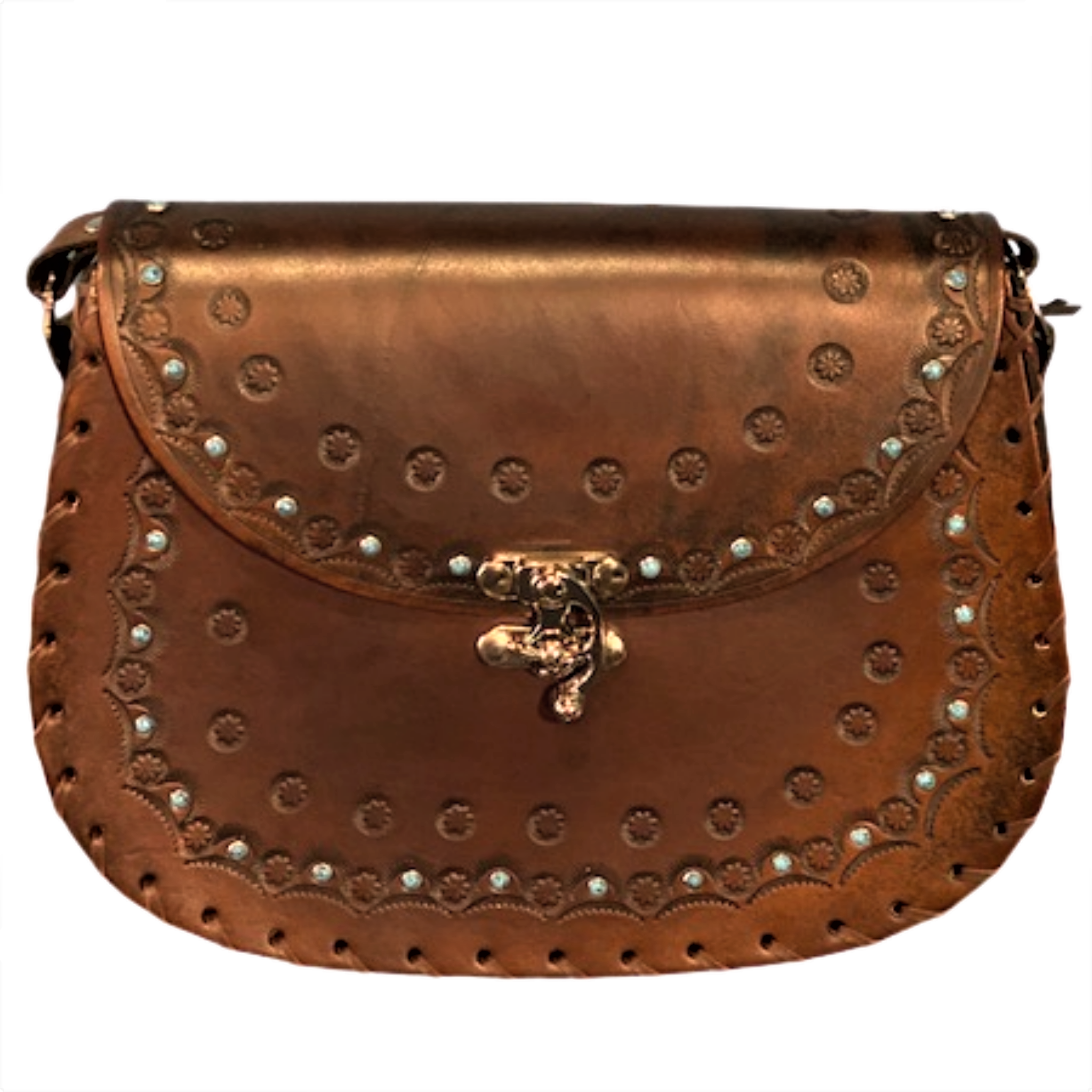 WOODSTOCK HOBO LEATHER BAG - VINTAGE BROWN