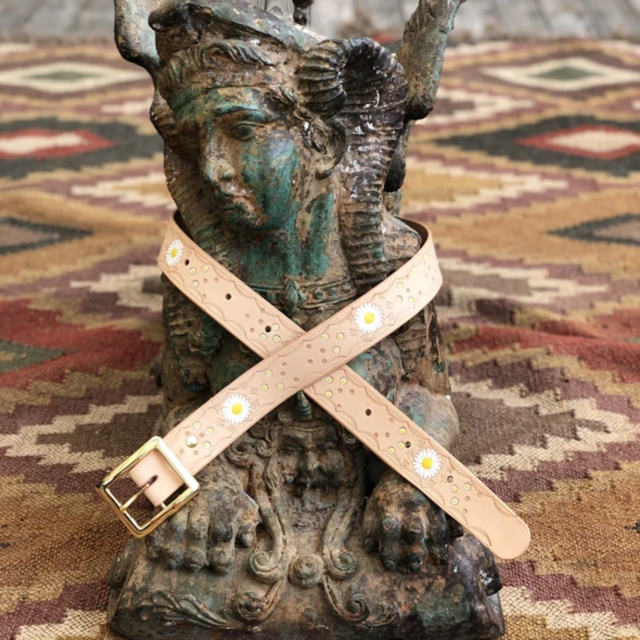 DAISY CHAIN COLLECTION BELT - NUDE