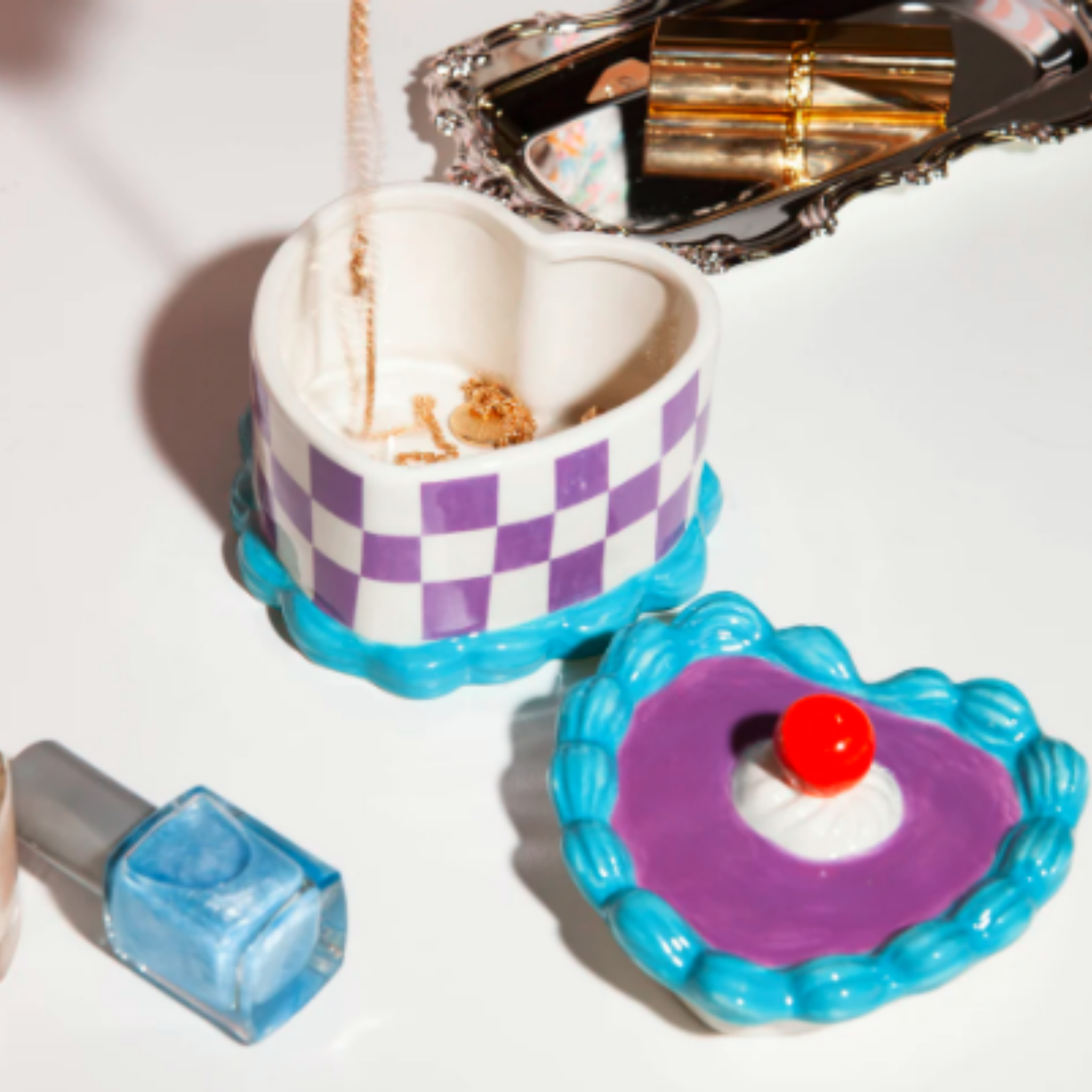 DOIY SWEETIE STORAGE BOX CAKE HEART