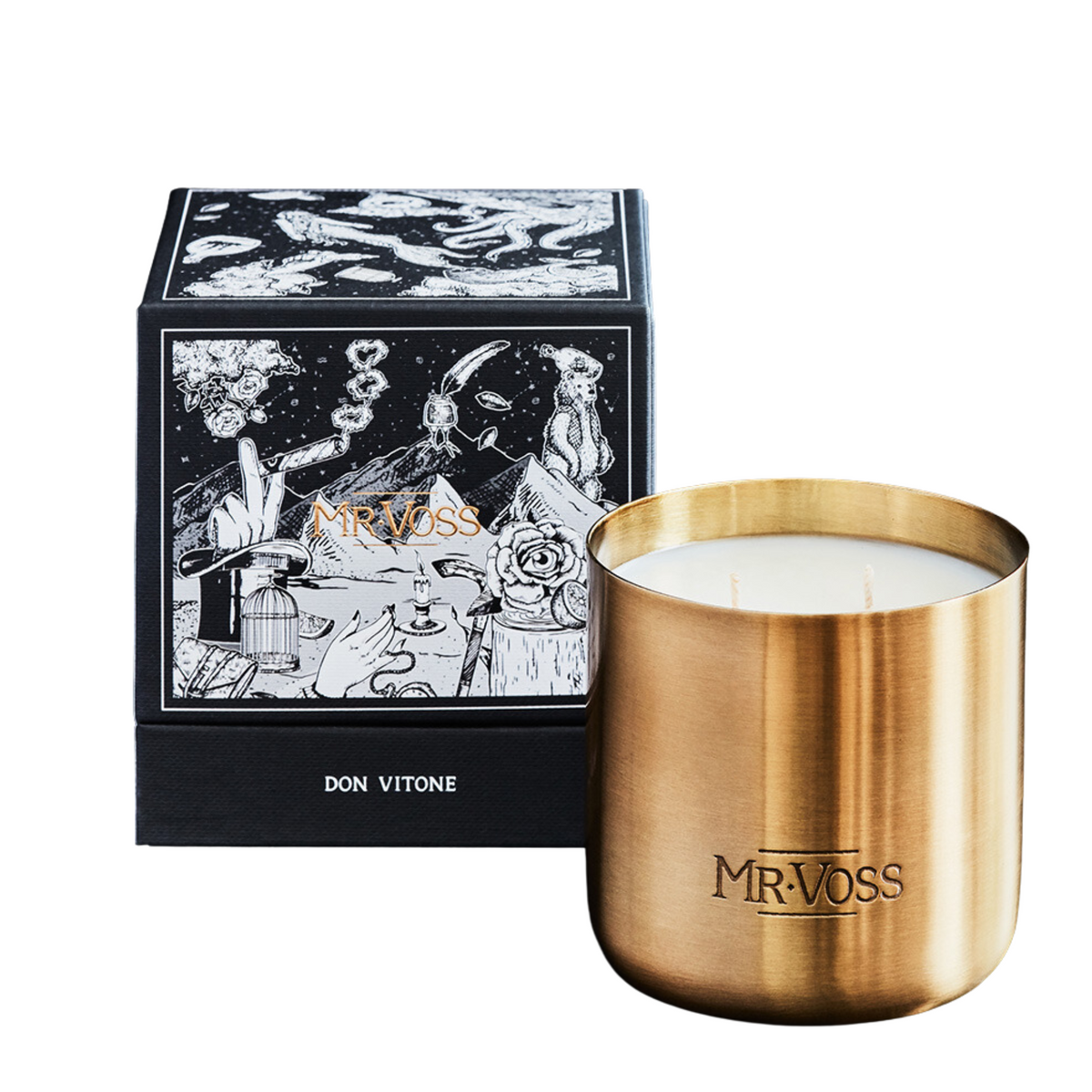 MR VOSS DOUBLE WICK CANDLE - DON VITONE