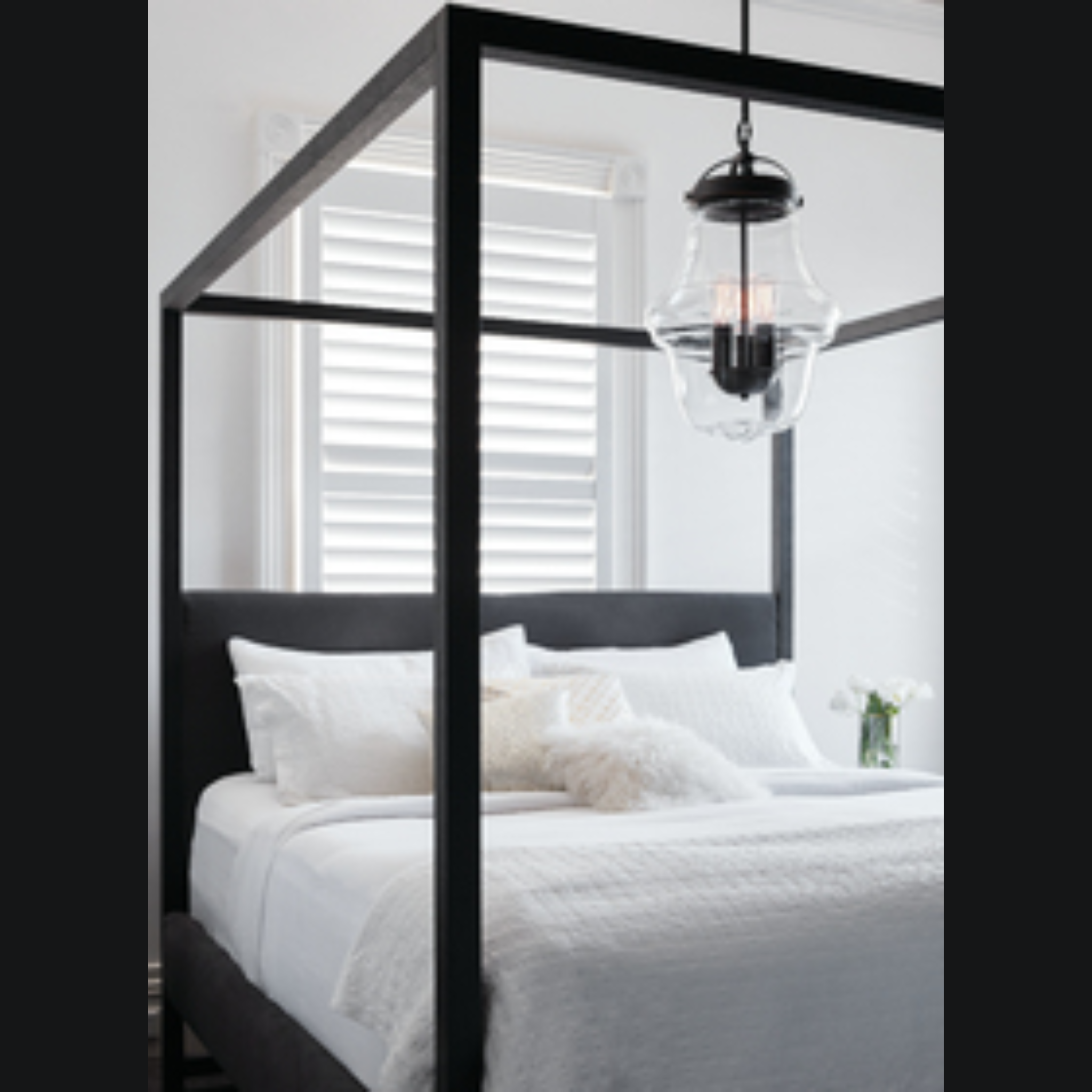 HAMILTON 3 LIGHT PENDANT BLACK