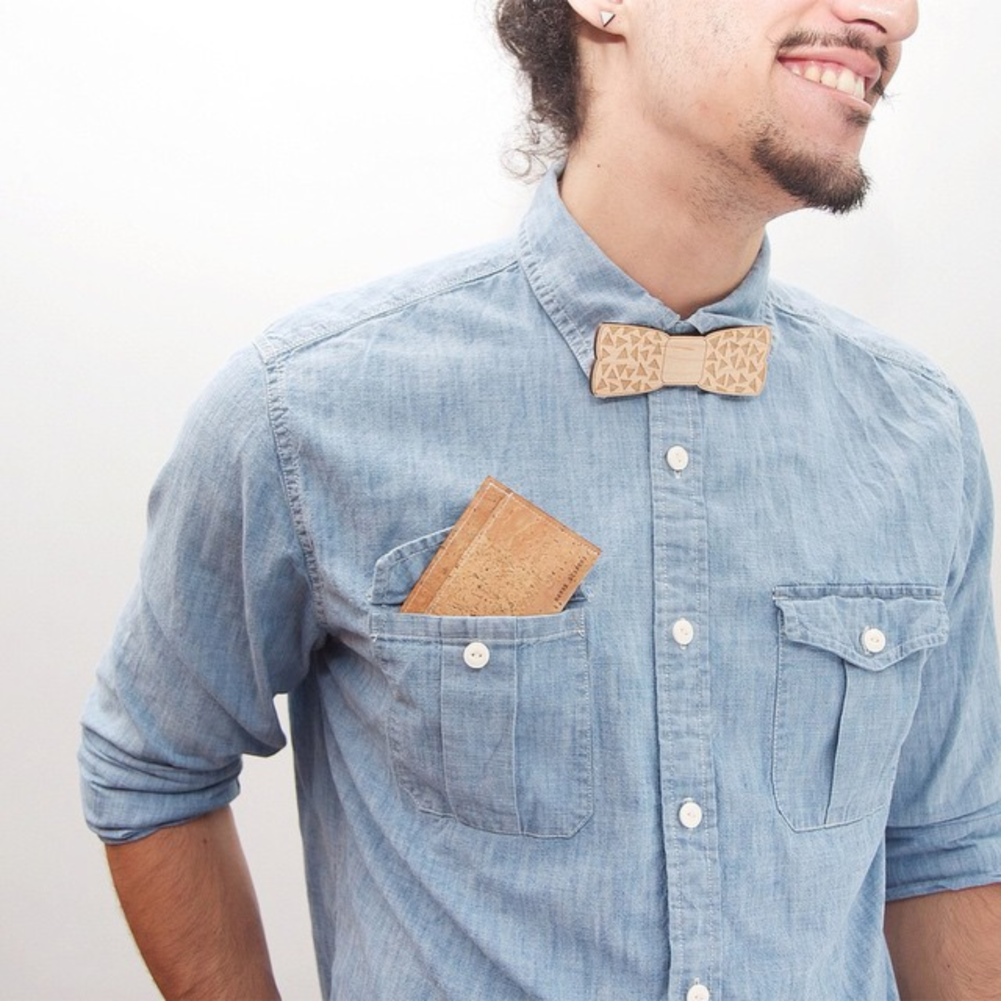 HAVOK DESIGNS USA LASER CUT WOOD BOW TIE