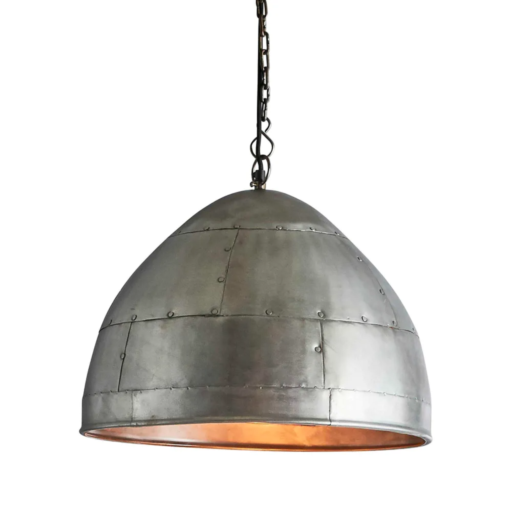 HANDCRAFTED CEILING PENDANT - ZINC