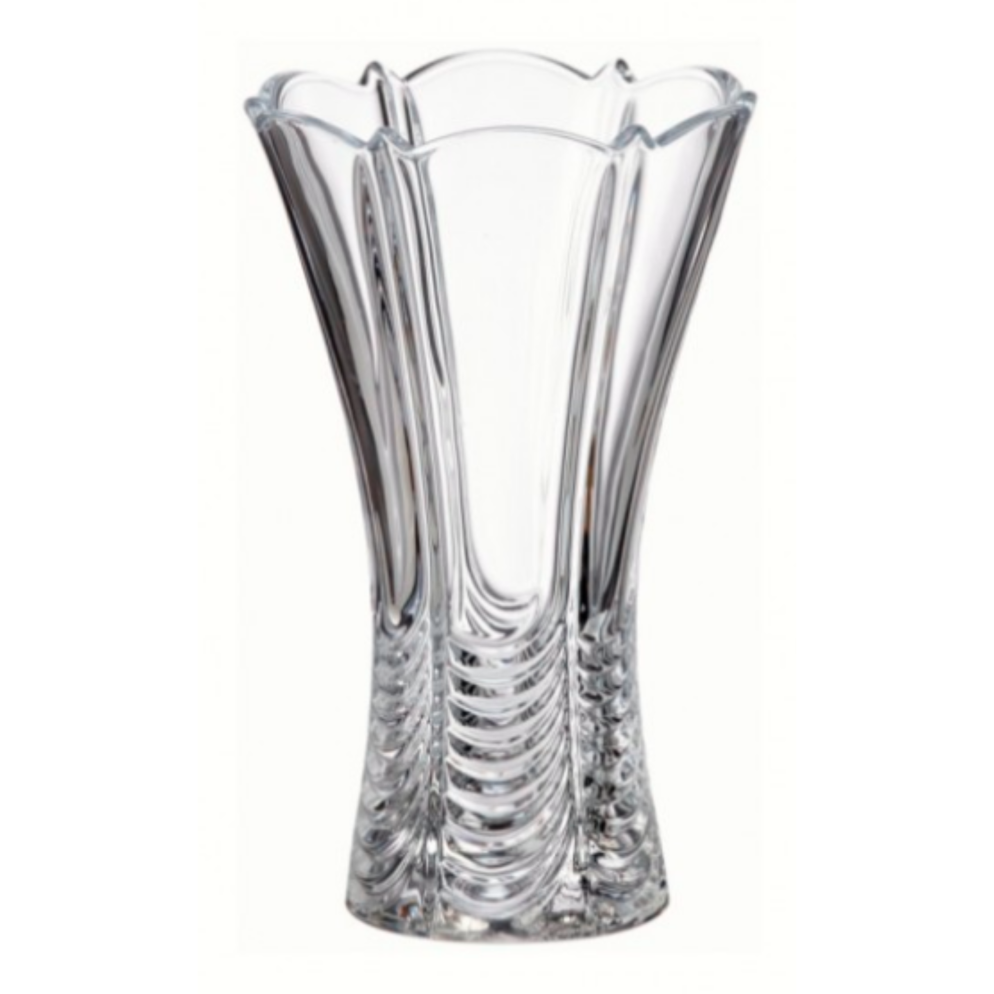 BOHEMIA CRYSTAL 30CM ORION WAISTED VASE