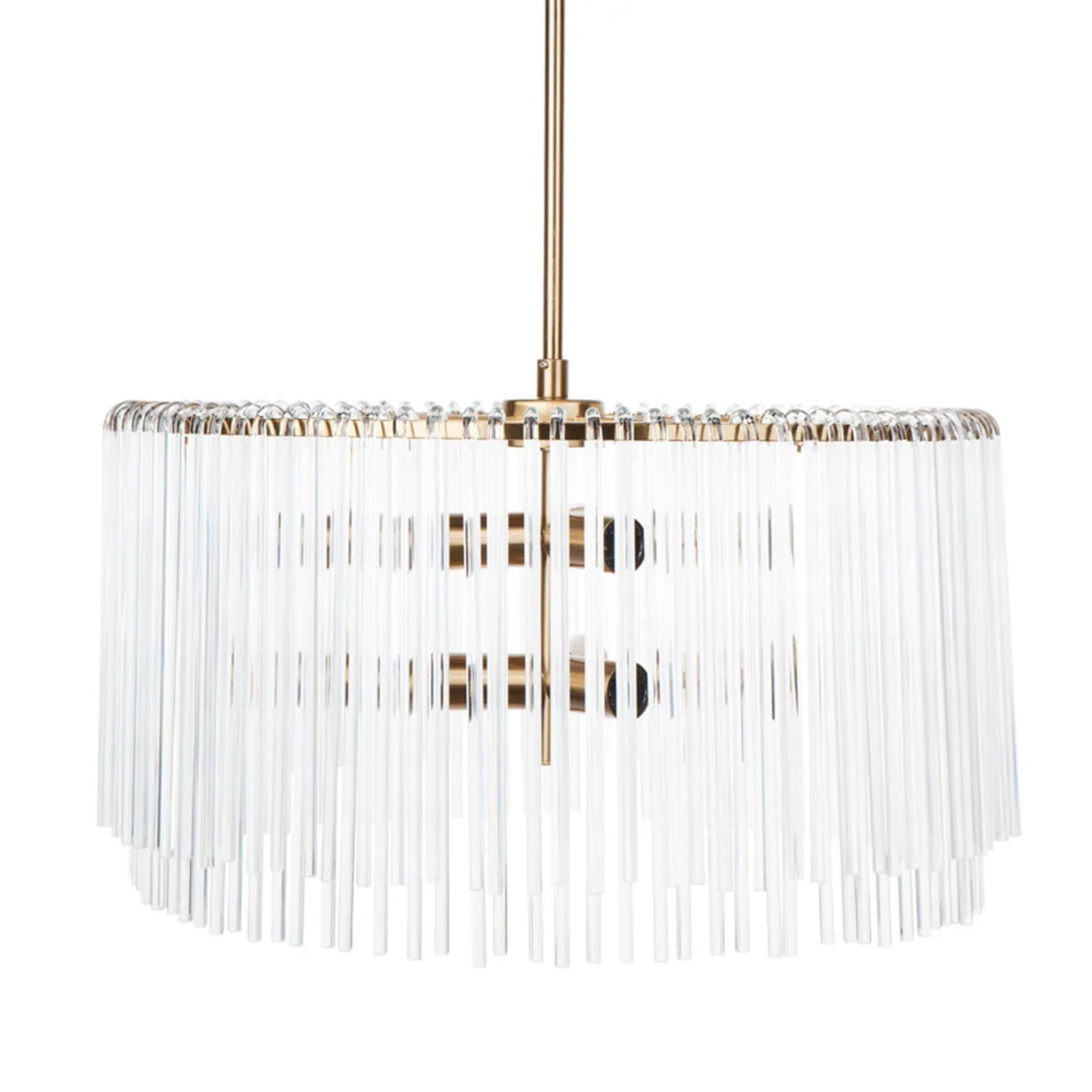 DELVINE PENDANT - ROUND BRASS