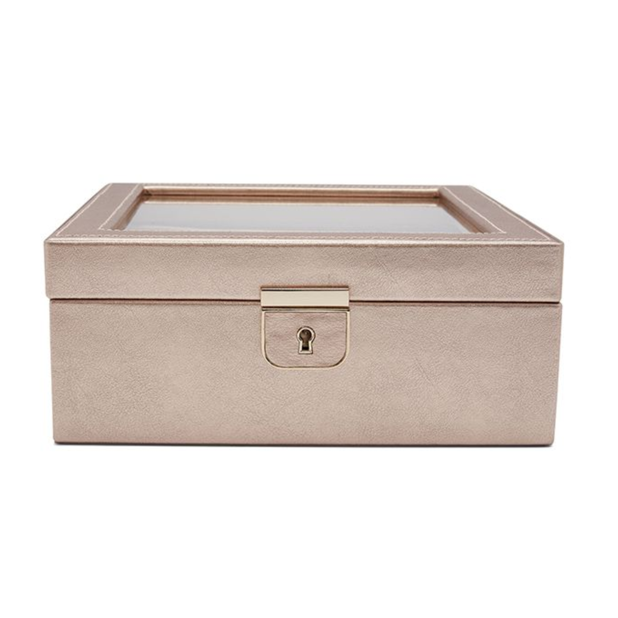 WOLF PALERMO 6 PC WATCH BOX ROSE GOLD