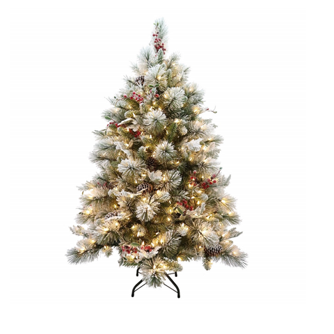SNOWY BEDFORD 6 FT LED CHRISTMAS TREE - NATIONAL TREE COMPANY