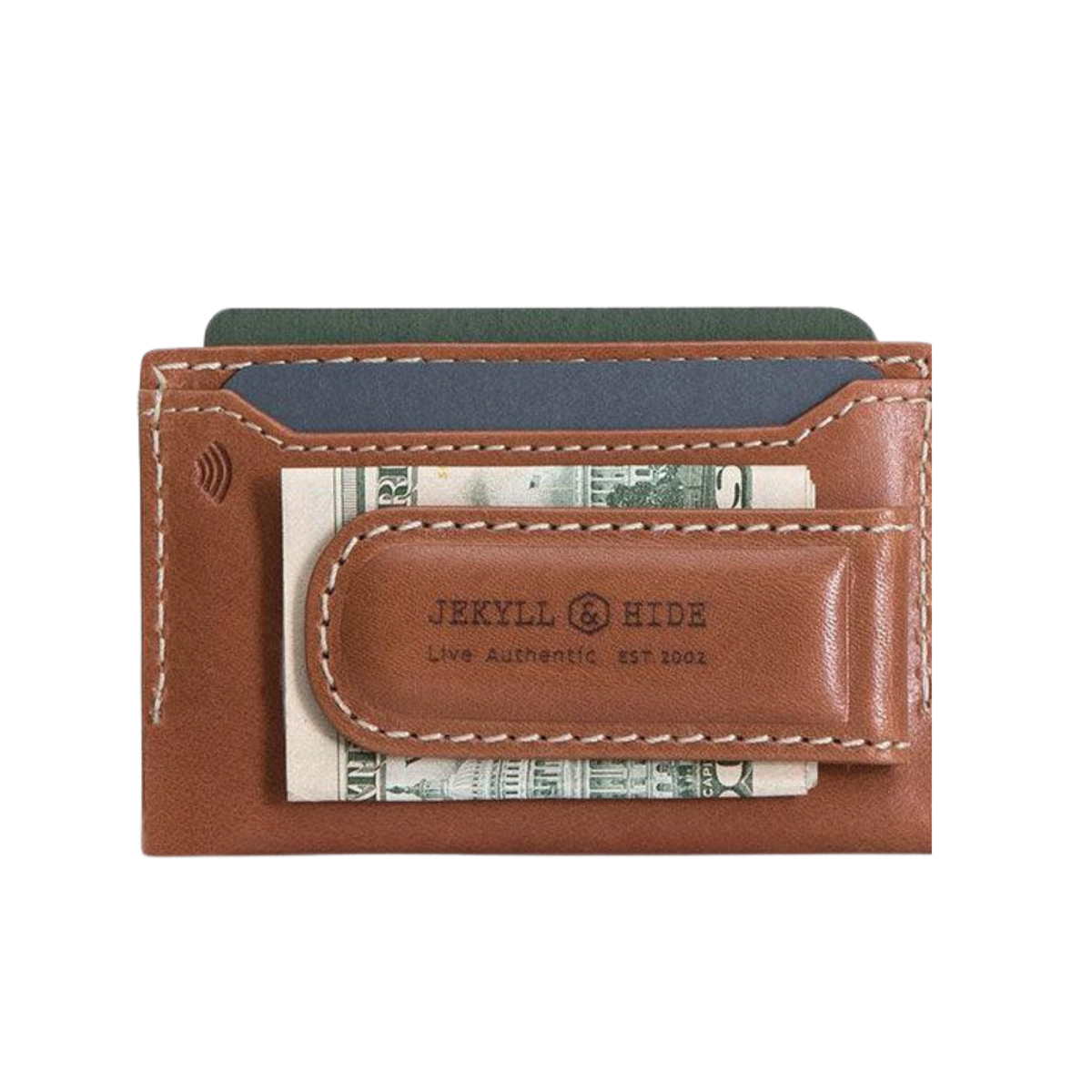 JEKYLL & HIDE CARD & MONEY CLIP HOLDER - ROMA TAN