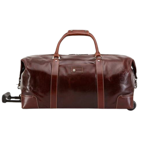 JEKYLL & HIDE CABIN WHEELED HOLDALL- OXFORD TOBACCO