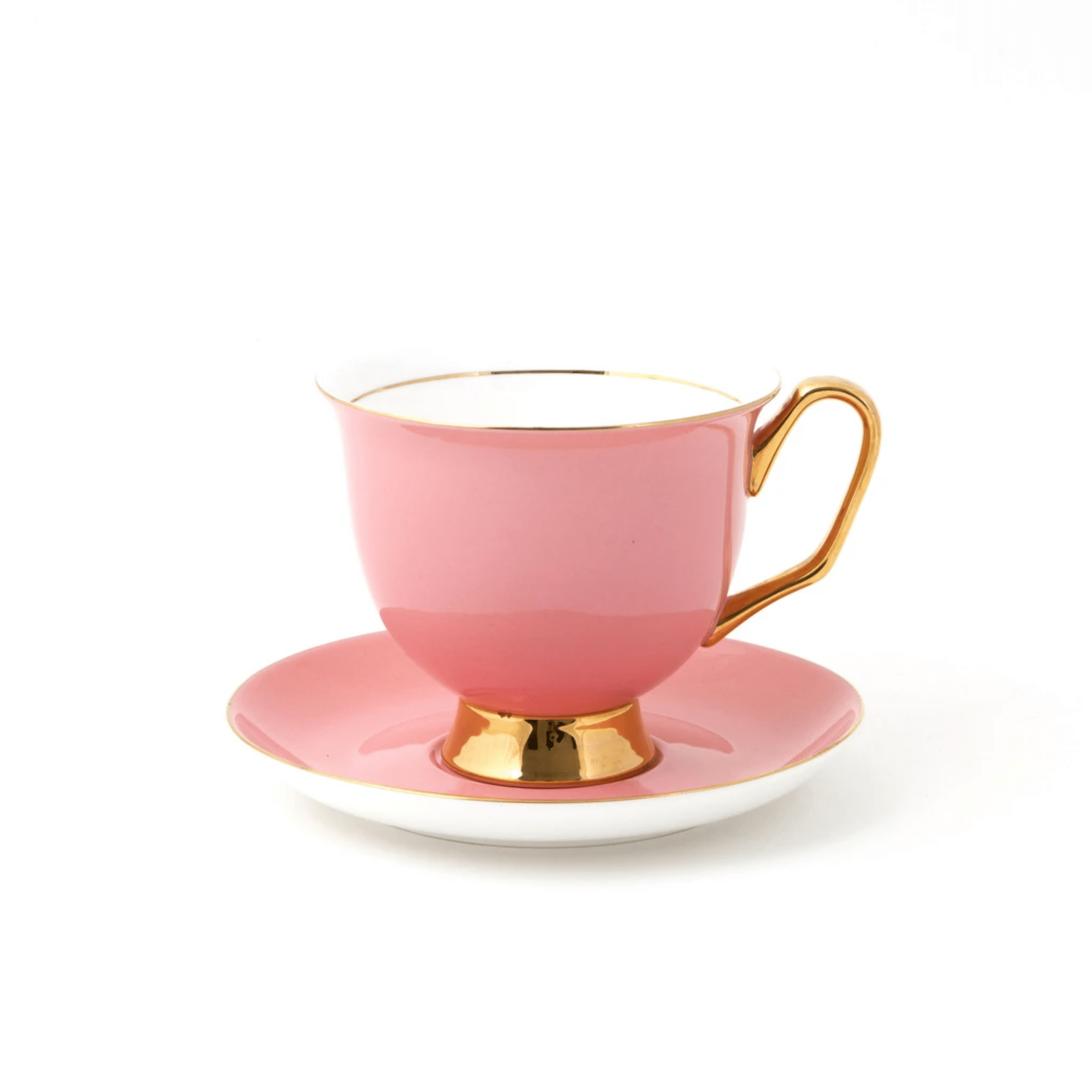 PALE PINK TEACUP & SAUCER XL 375ML - Bowerbird on Argyle